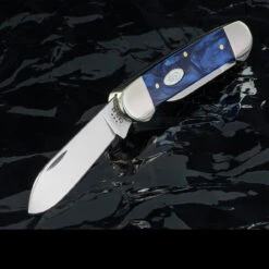 Case Canoe Blue Pearl Kirinite Folding Knife -Cheap Knife Store CA23447.1 37840.1694519717.1280.1280 14743.1694527413