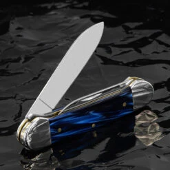 Case Canoe Blue Pearl Kirinite Folding Knife -Cheap Knife Store CA23447.2 27692.1694519717.1280.1280 69426.1694527413