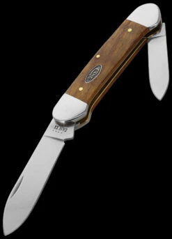 Case Canoe Yellow Curly Oak Folding Knife -Cheap Knife Store CA47126 03114.1696507507