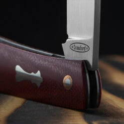 Chris Crawford Custom EDC-B Slipjoint Red -Cheap Knife Store CUS BS23 23det2 09612.1687954440.1280.1280 57021.1687963448