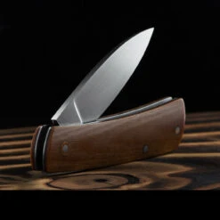 Chris Crawford Custom EDC-B Slipjoint Brown -Cheap Knife Store CUS BS23 24det3 50039.1687955342.1280.1280 62010.1687963502