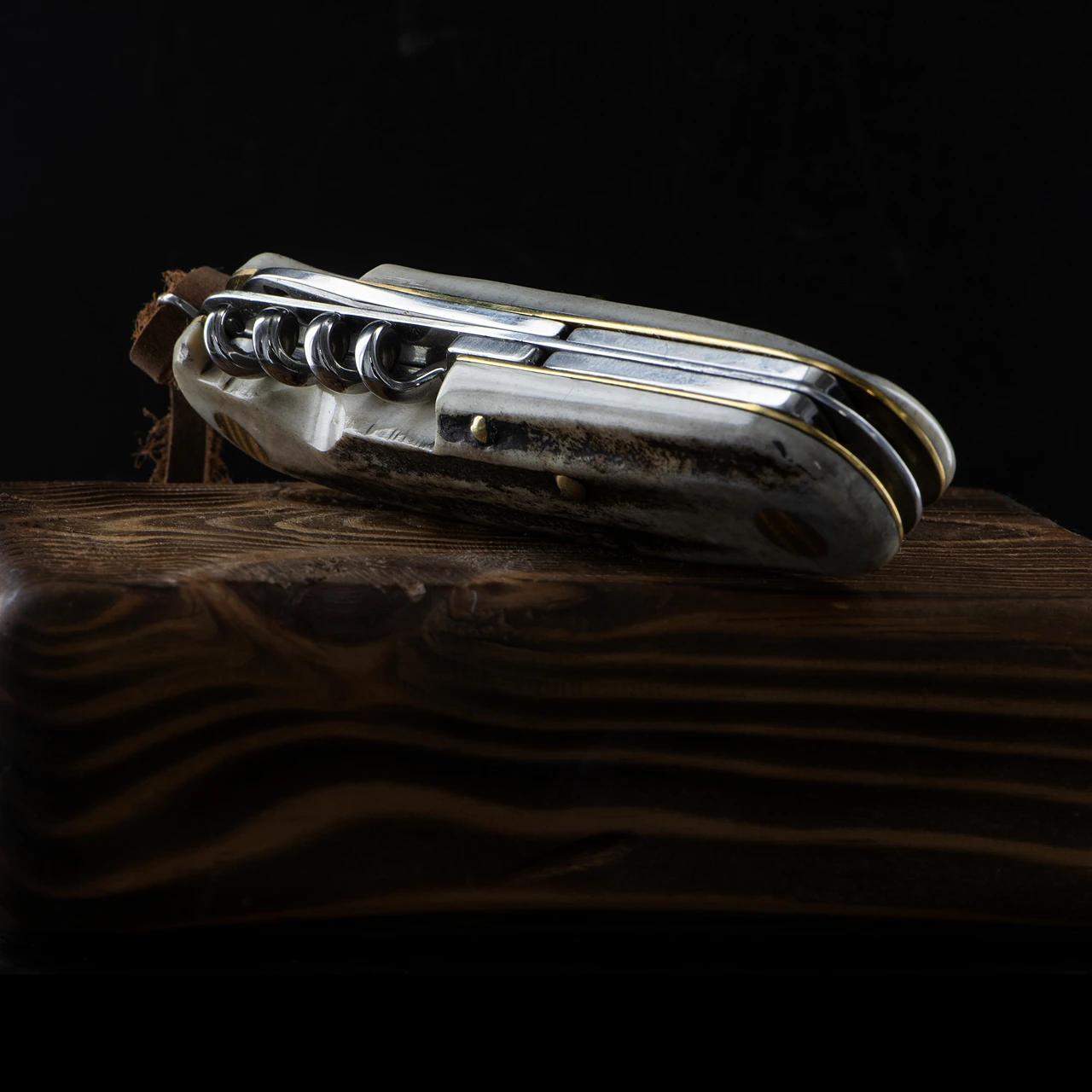 Fox Multipurpose Pocket Knife Stag 6 4 Fox Multipurpose Pocket Knife Stag 6 - Image 2