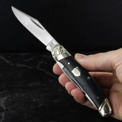Rough Rider Highland BLACK MICARTA COPPERHEAD -Cheap Knife Store RR2385.4 74350.1651228868.1280.1280 81572.1651243272