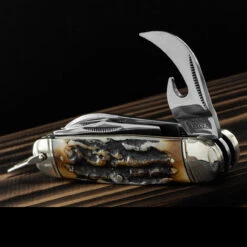 Rough Rider Kamp King Cinnamon Folding Knife -Cheap Knife Store RR2424.2 12150.1685442924