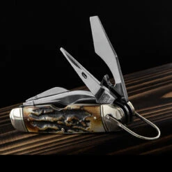 Rough Rider Kamp King Cinnamon Folding Knife -Cheap Knife Store RR2424.3 17642.1685442923