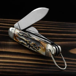 Rough Rider Kamp King Cinnamon Folding Knife -Cheap Knife Store RR2424.4 92880.1685442924