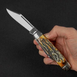 Rough Rider Cattleman Cinnamon Folding Knife -Cheap Knife Store RR2430.1 55515.1695741965.1280.1280 82065.1695892942