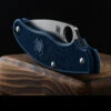 Spyderco UK Penknife Lightweight Dark Blue CPM SPY27 2 Spyderco UK Penknife Lightweight Dark Blue CPM SPY27 -Cheap Knife Store SC94PCBLdet2 83672.1694442613